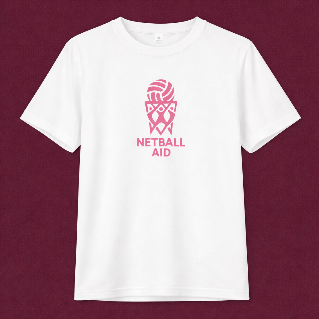 Netball Aid Official Charity T-Shirt - Image 3